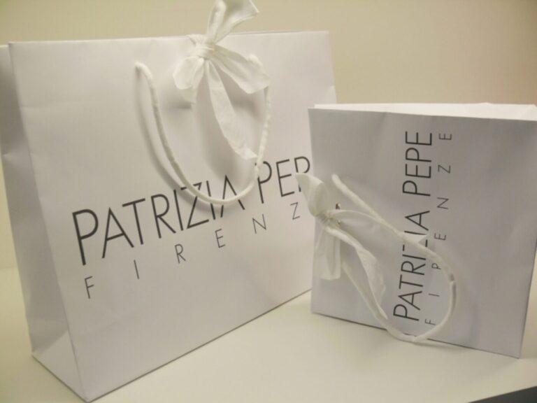 Bolsas de papel personalizadas Patrizia Pepe
