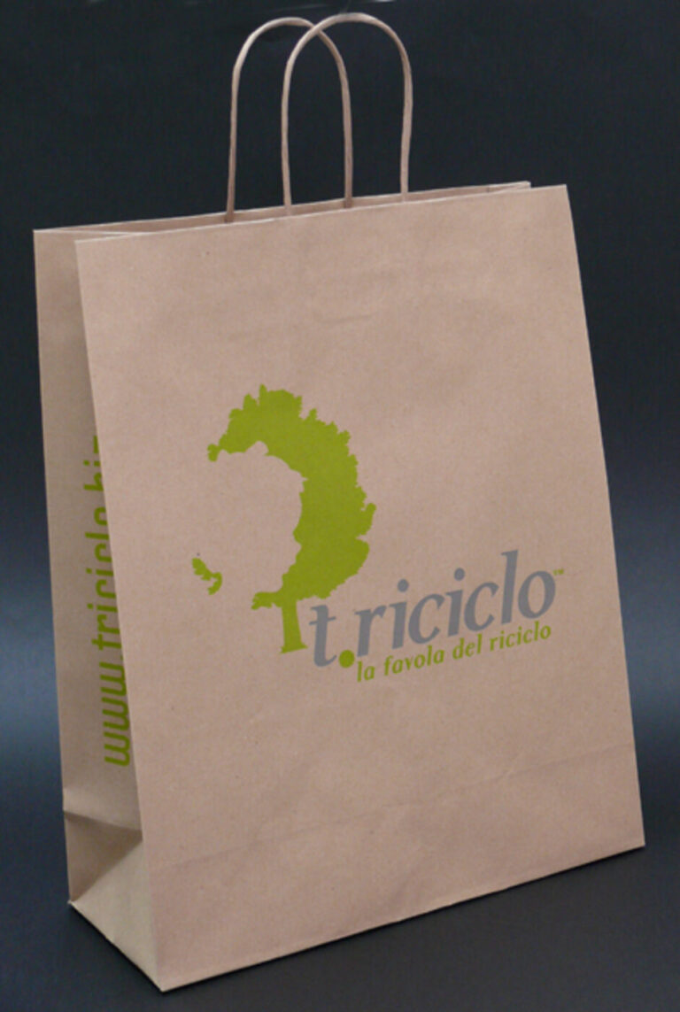 Bolsa de papel reciclado Triciclo