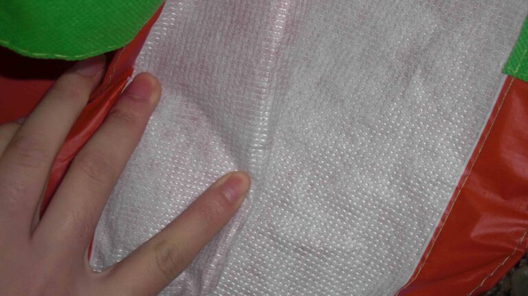 Bolsa de material RPET reciclado